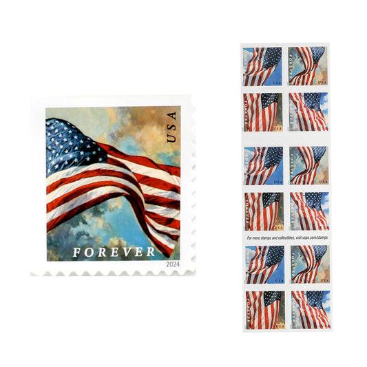 2024 U.S. Flags Forever Stamps Booklets